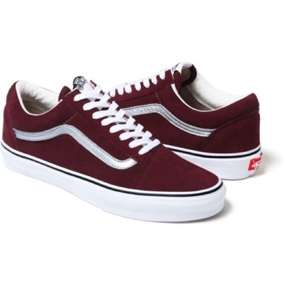 Maroon old school vans